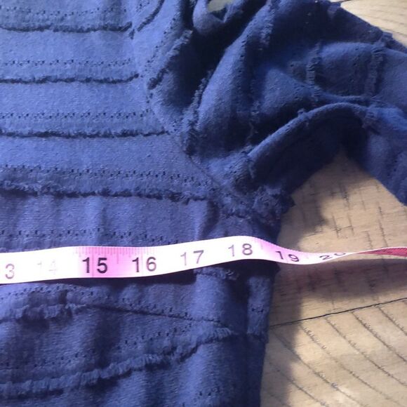 Trina Turk Navy Fringe Dress 👗 and Adjustable Slip. Perfectly designed set. 8 - Picture 13 of 14